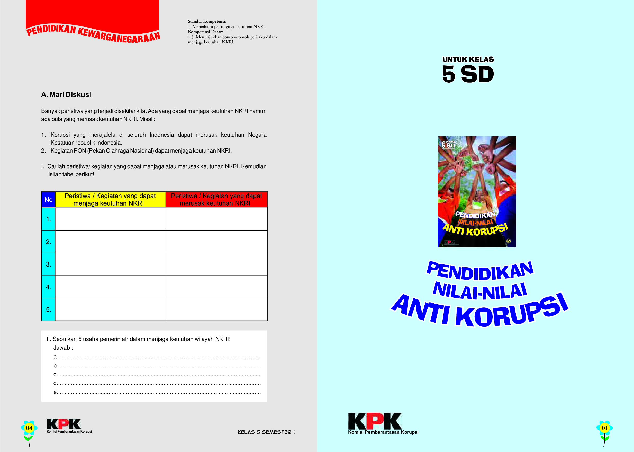 Pendidikan Nilai Nilai Anti Korupsi 5