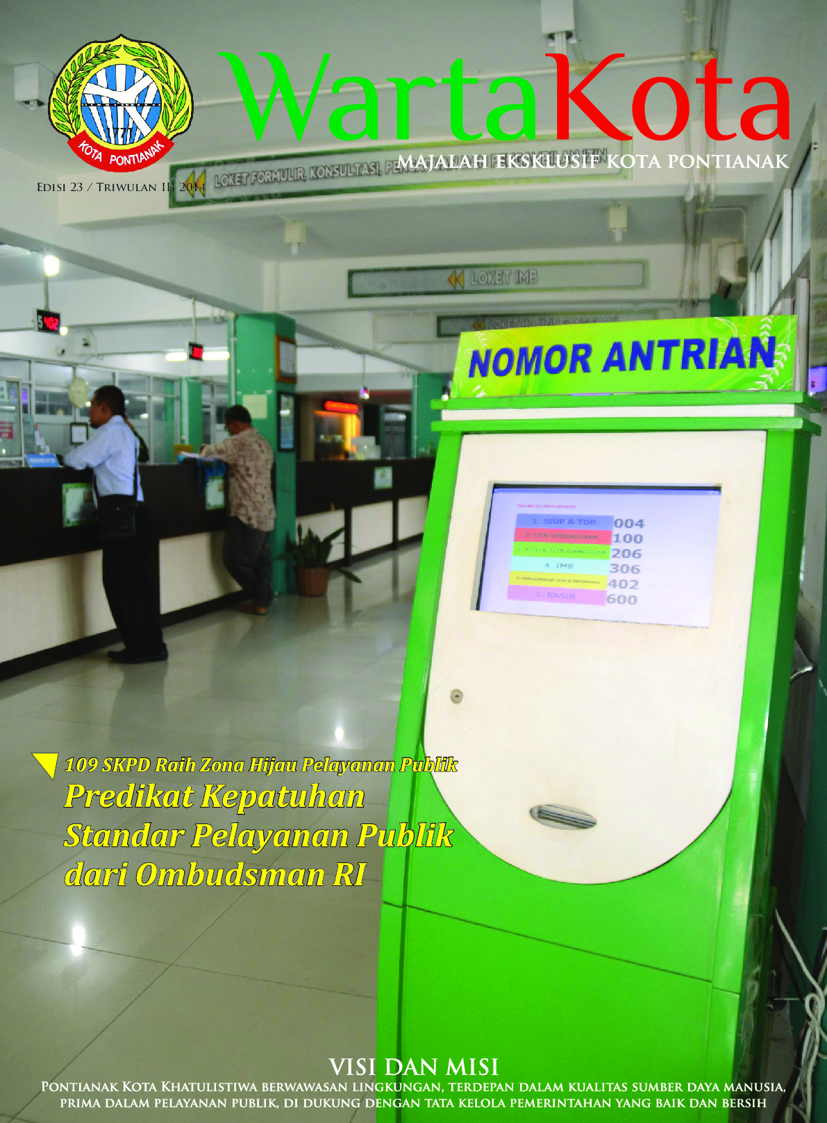 Warta Kota Edisi 23 Triwulan 3 Tahun 2014