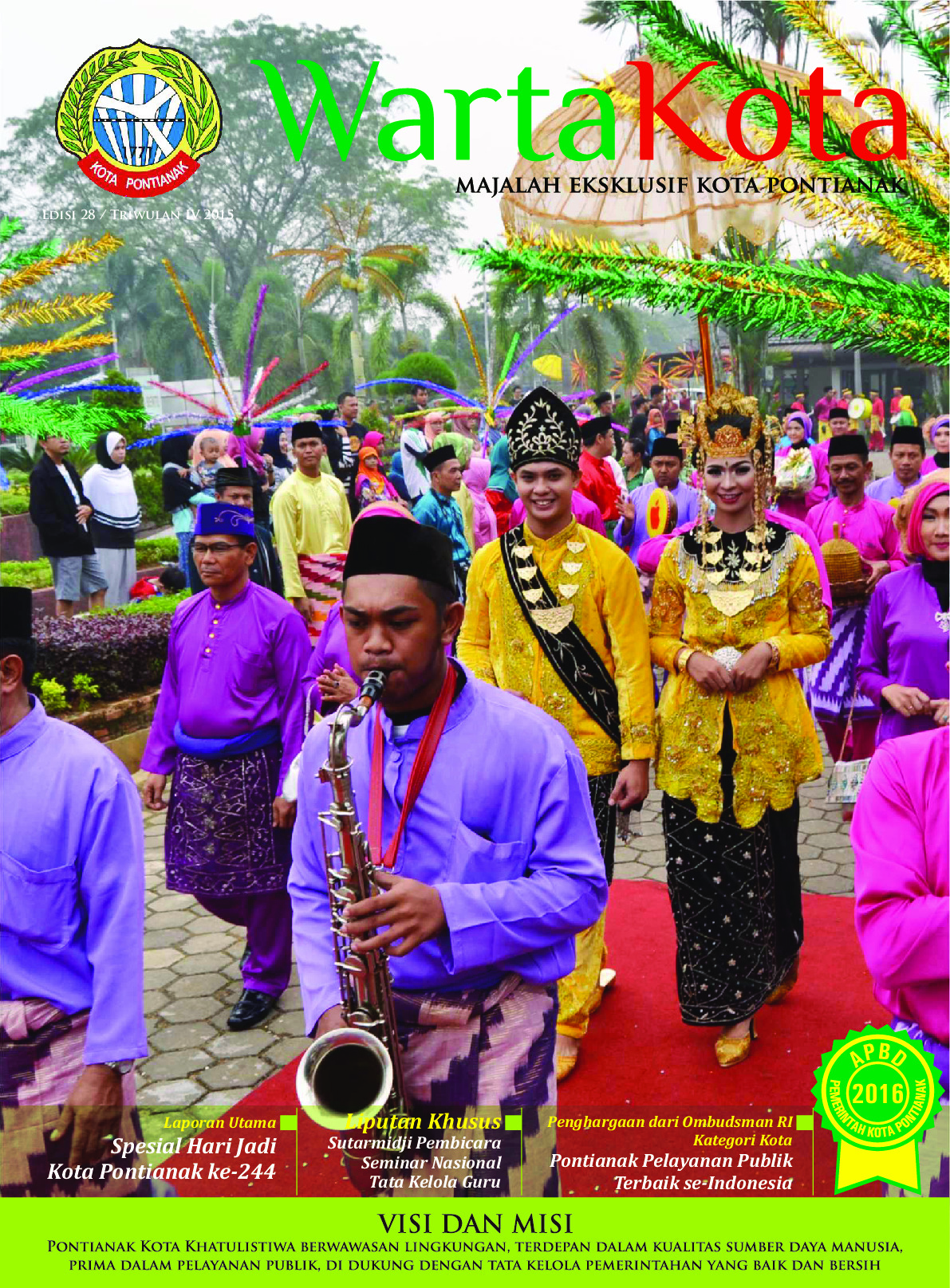Warta Kota Edisi 28 Triwulan IV Tahun 2015