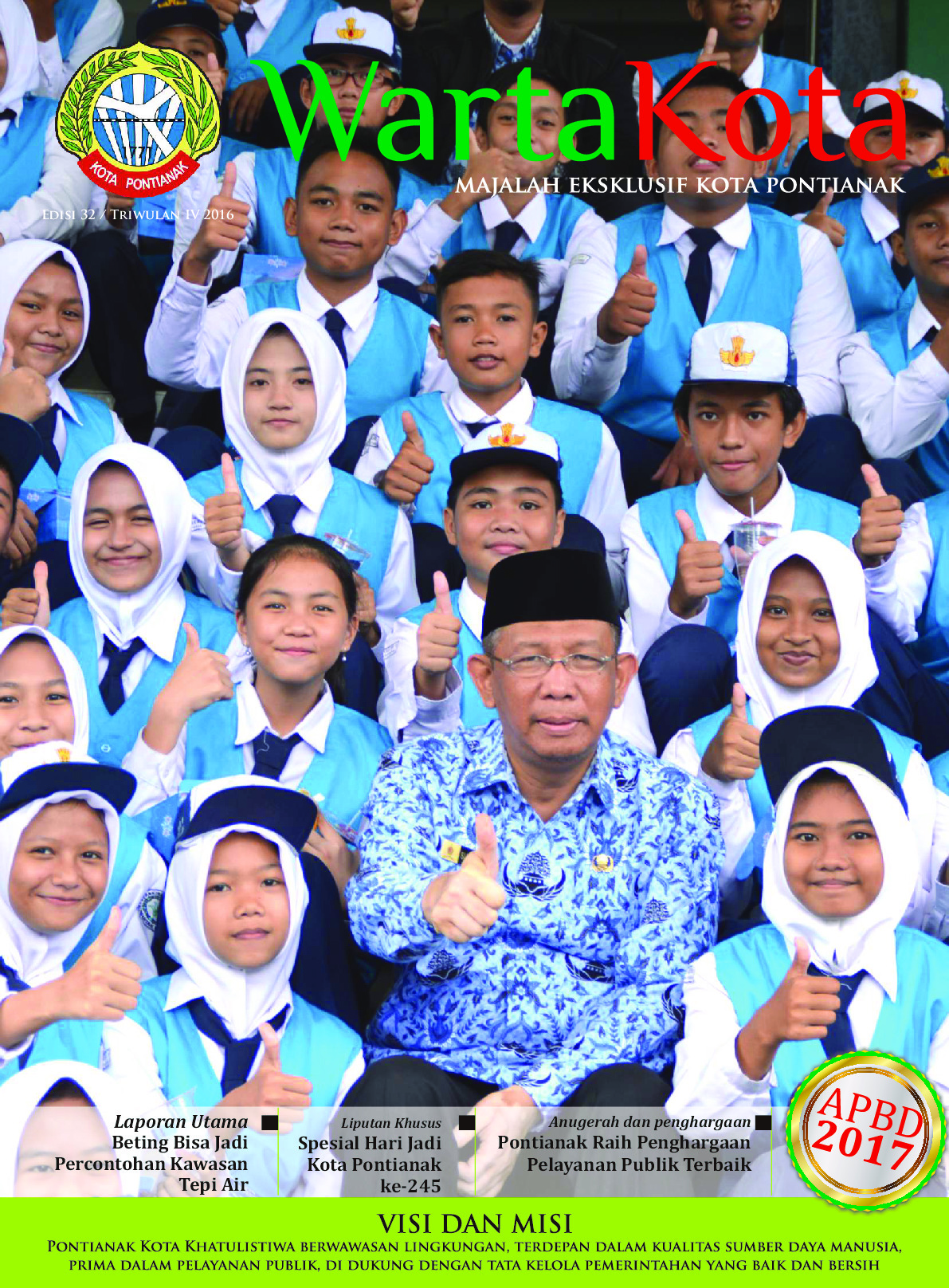 Warta Kota Edisi 32 Triwulan IV Tahun 2016
