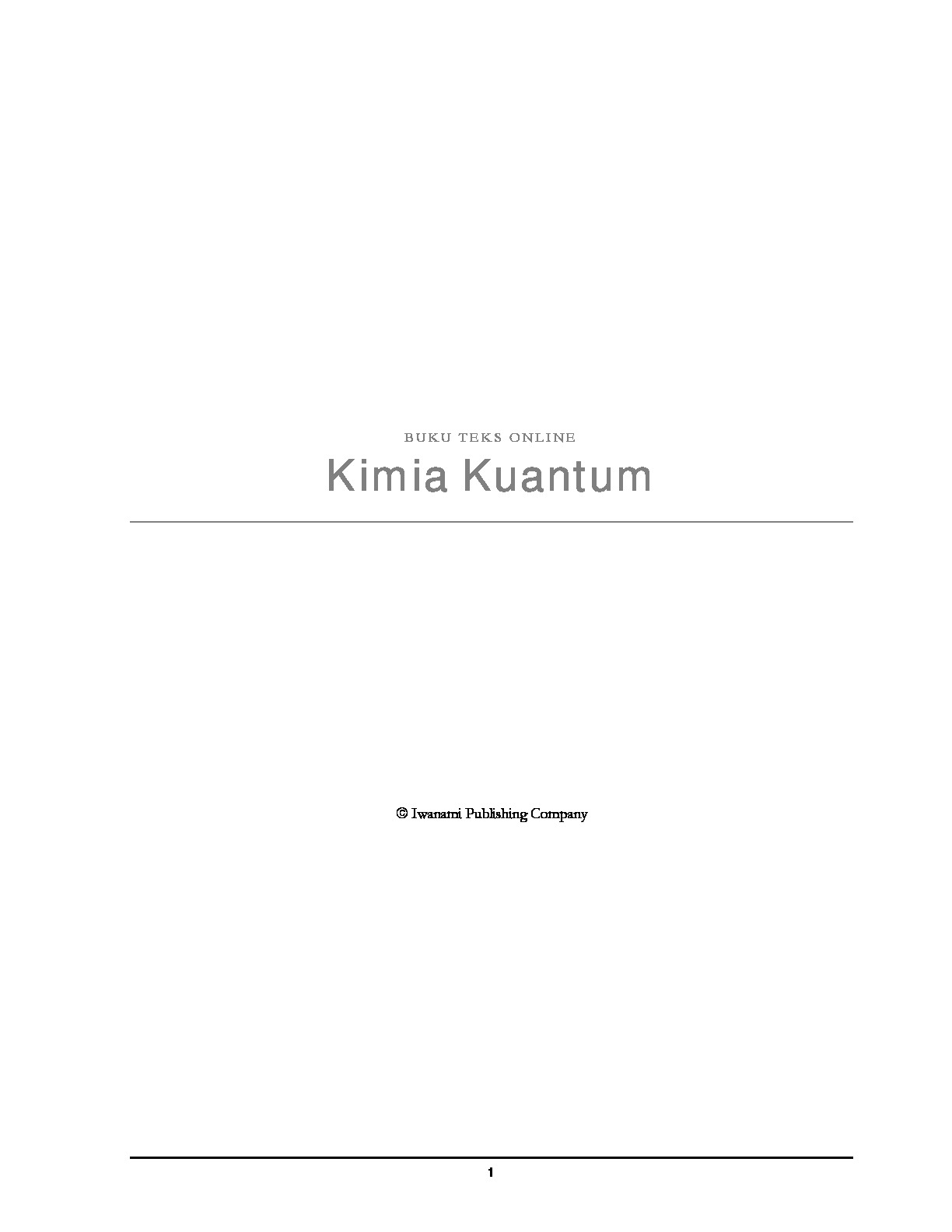 Kimia Kuantum